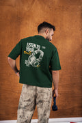 RW GREEN BOXY-T HEADPHONES PRINT