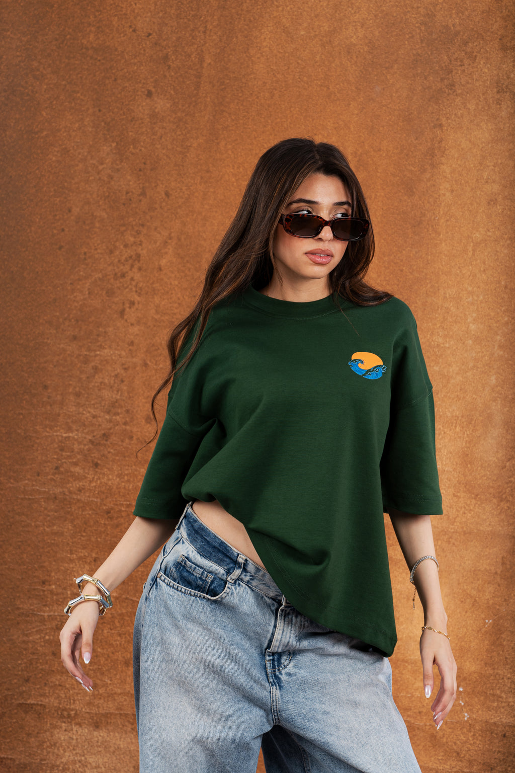 RW GREEN BOXY-T VINYL PRINT
