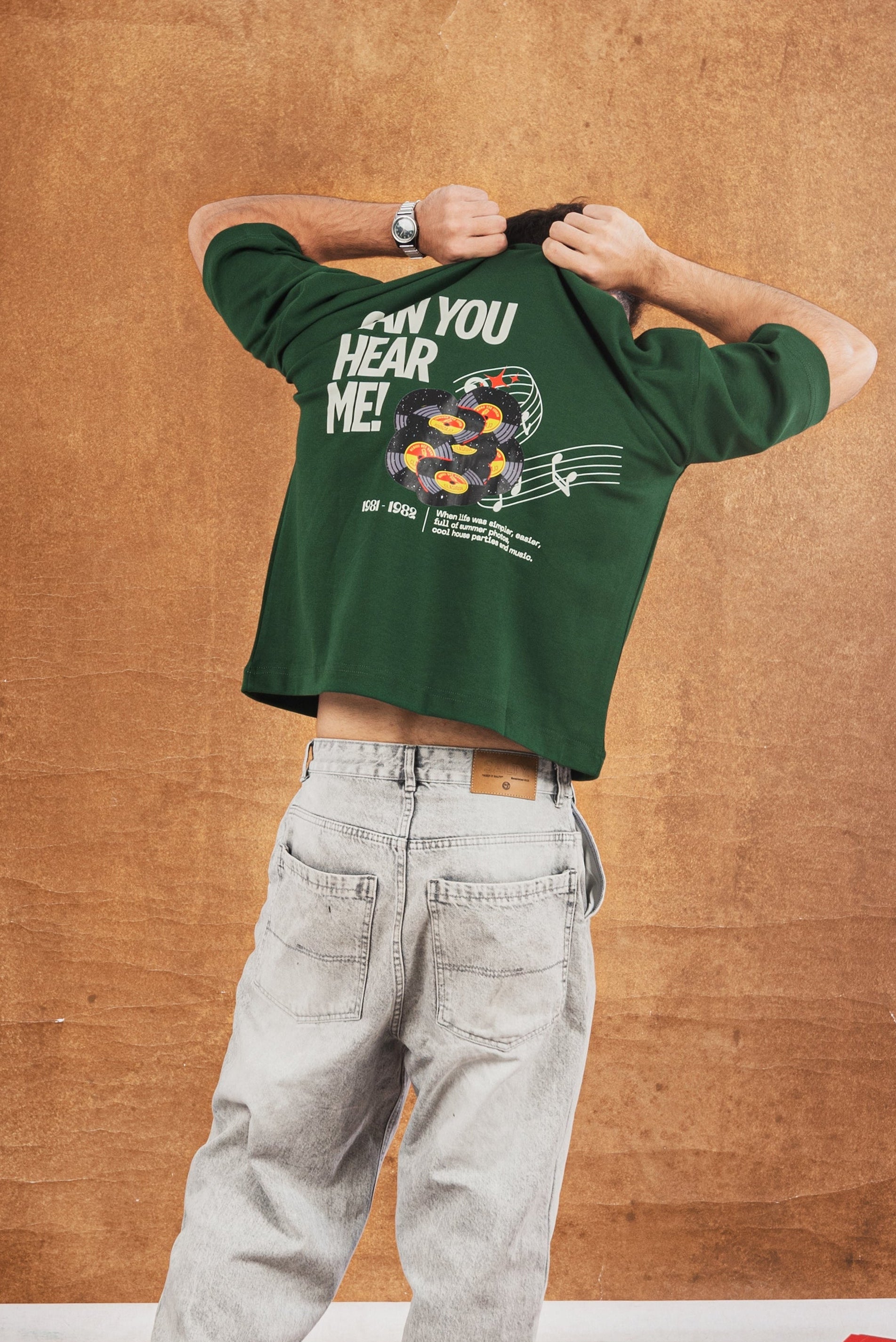 RW GREEN BOXY-T VINYL PRINT